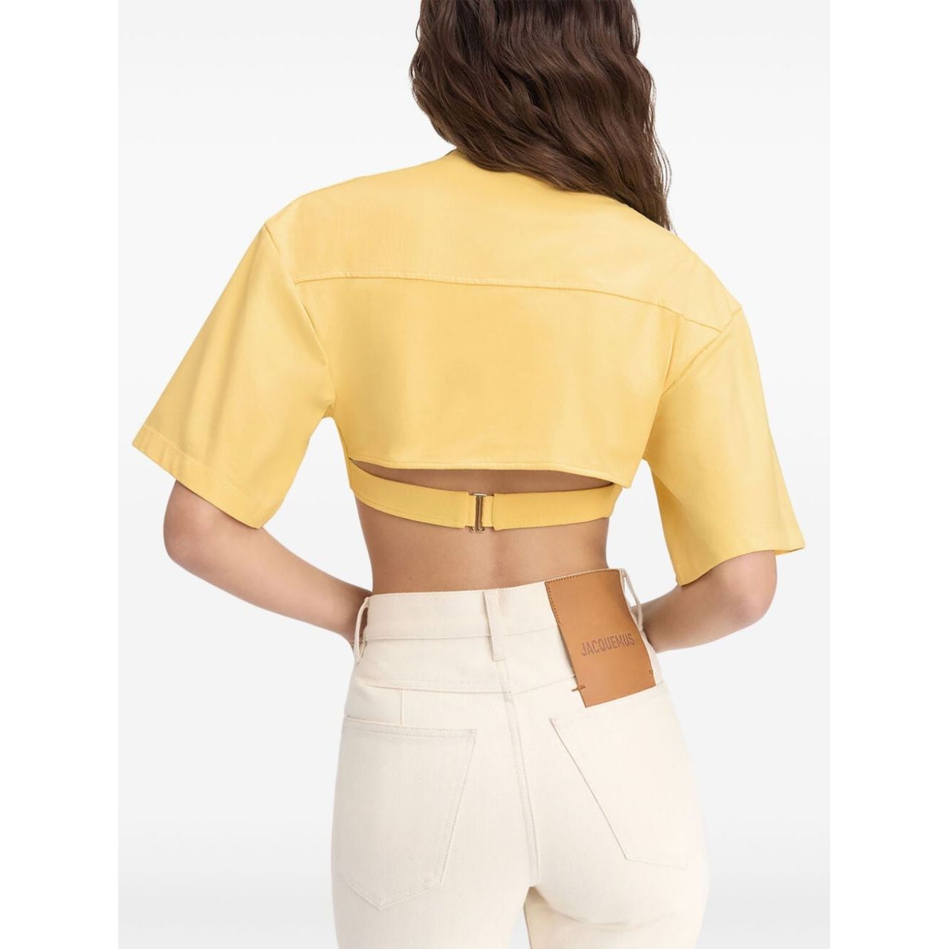 JACQUEMUS Womne Shirts and Polos Yellow Topwear JACQUEMUS