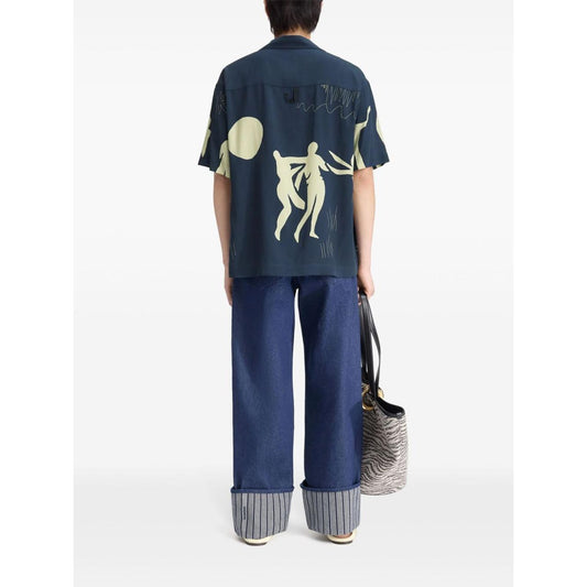 JACQUEMUS Shirts Blue Shirts JACQUEMUS