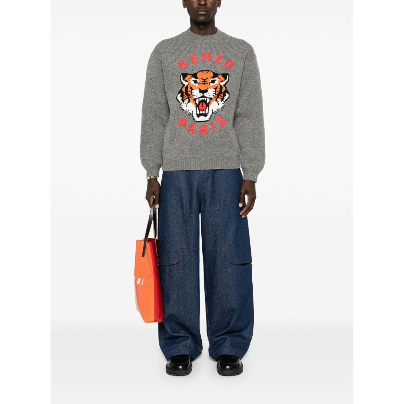 Kenzo Sweaters Grey Topwear Kenzo