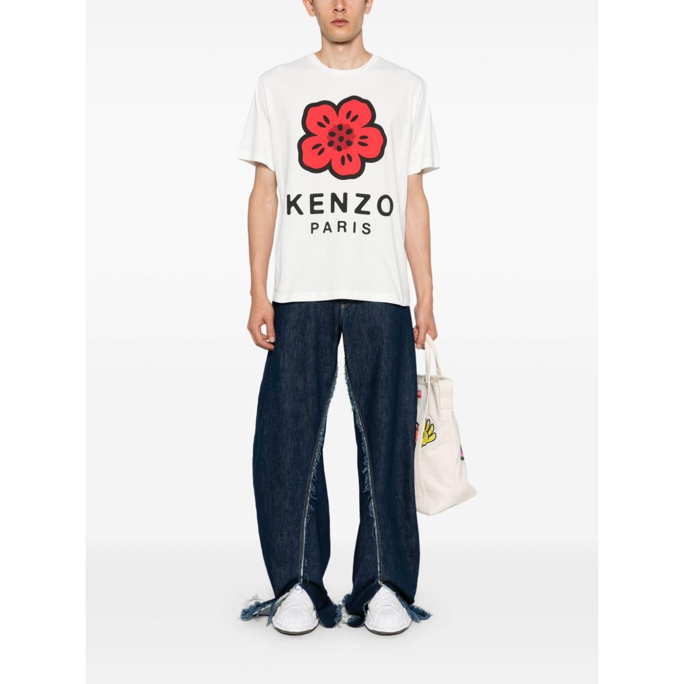 Kenzo T-shirts and Polos White Topwear Kenzo