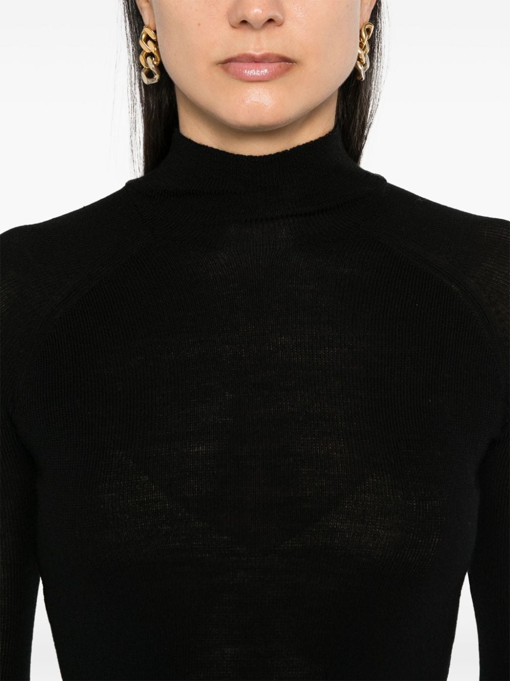 Majestic Sweaters Black Topwear Majestic