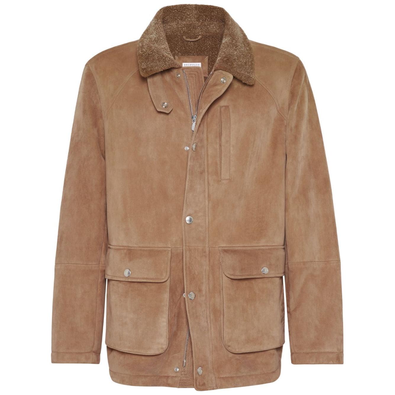 Brunello Cucinelli Jackets Beige Jackets Brunello Cucinelli