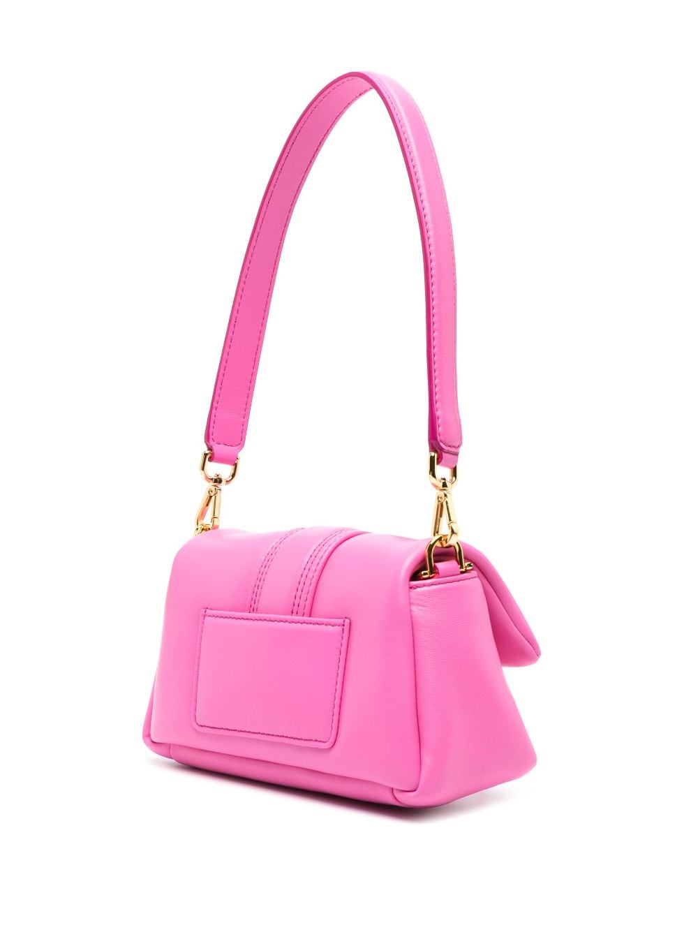 JACQUEMUS fluorescent pink calf leather padded Bag Shoulder JACQUEMUS