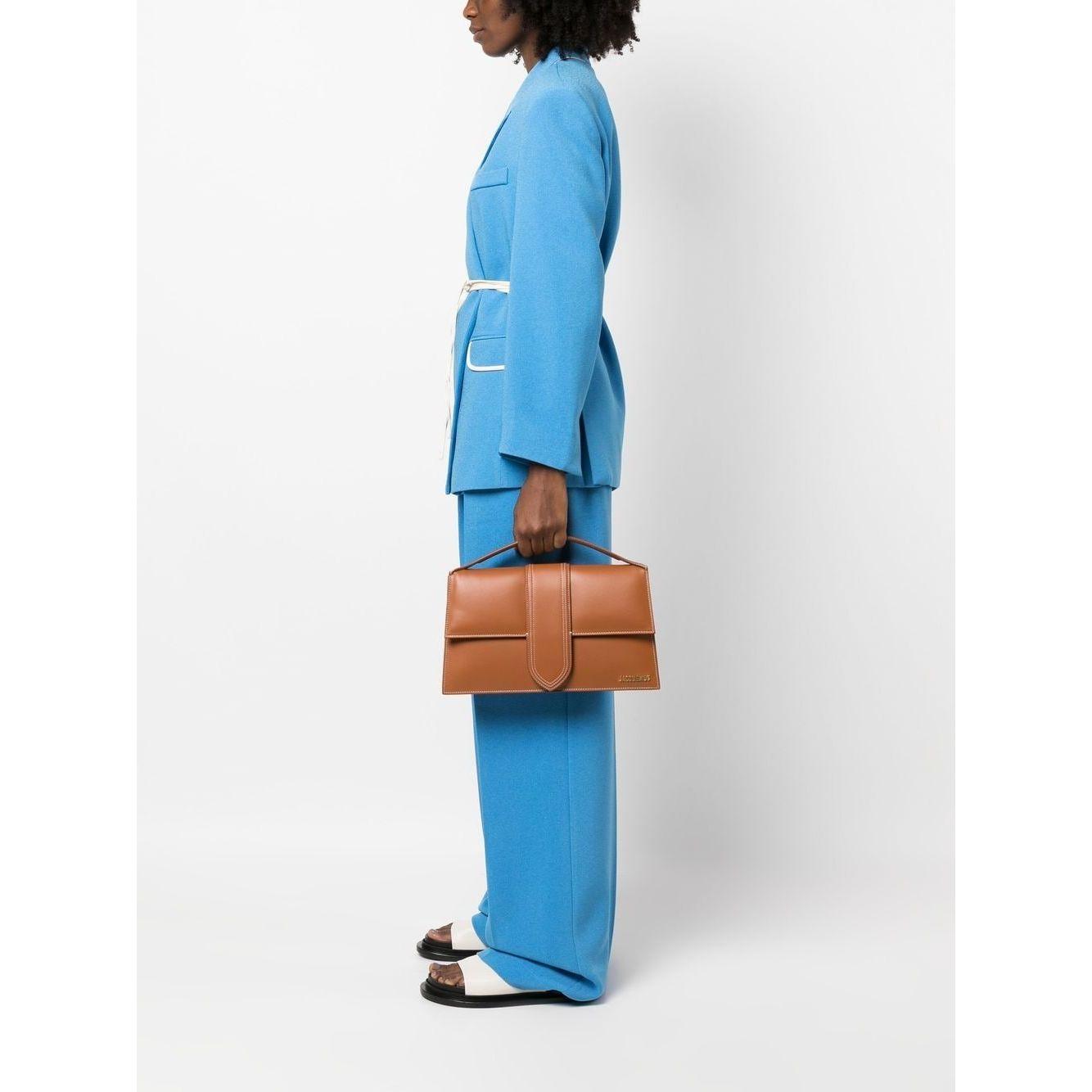 JACQUEMUS Bags.. Leather Brown Handbag JACQUEMUS