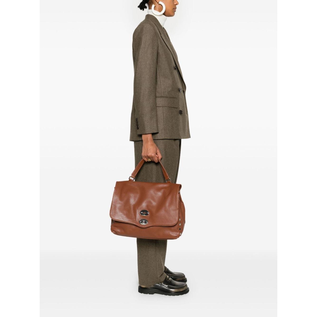 Zanellato  brown leather grained Bag Handbag Zanellato