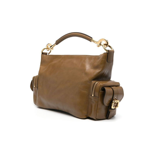 Chloè khaki calf leather smooth grain Bag Shoulder Chloè