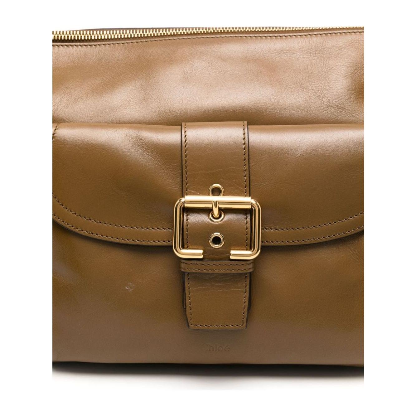 Chloè khaki calf leather smooth grain Bag Shoulder Chloè