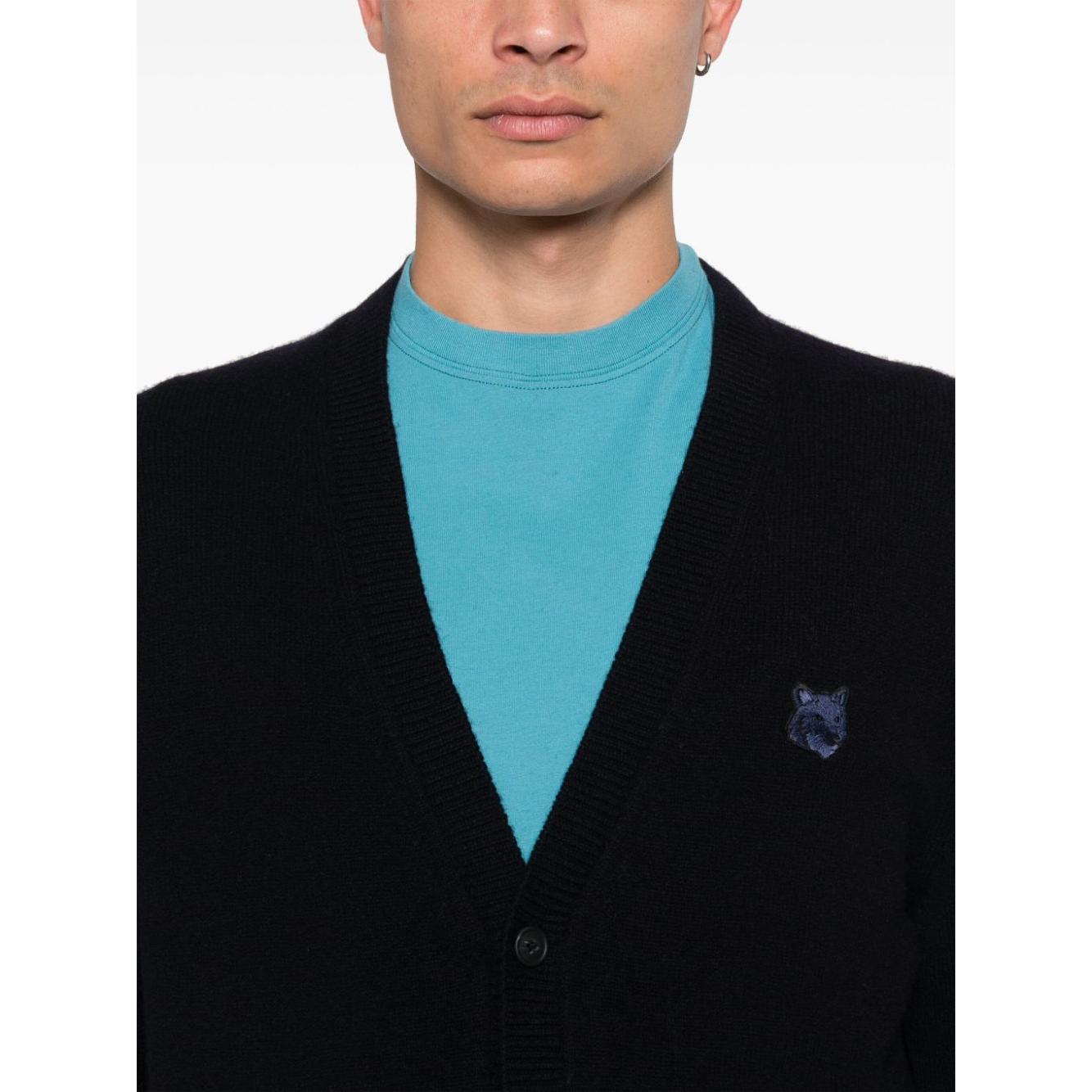 MAISON KITSUNE' Sweaters Blue Topwear Maison Kitsune'