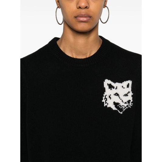 MAISON KITSUNE' Sweaters Black Topwear Maison Kitsune'