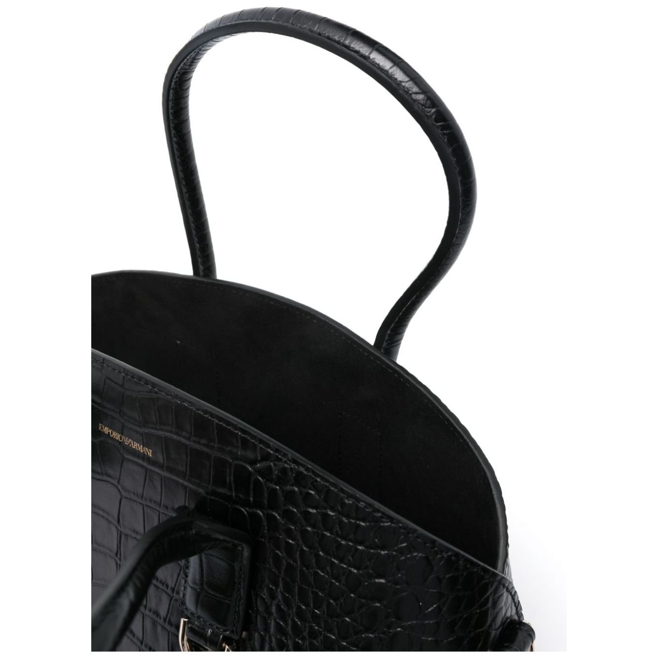 EMPORIO ARMANI CAPSULE Bags.. Black Shopper Emporio Armani