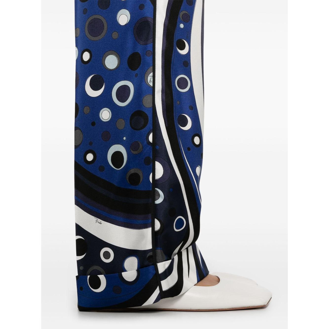 Pucci Trousers Blue Trousers Pucci