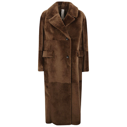 FURLING BY GIANI Coats Brown Jackets Furling By Giani