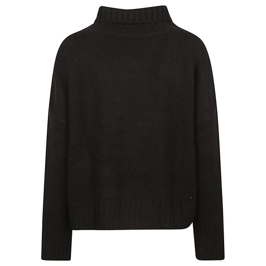 SOFT GOAT Sweaters Black Topwear SOFT GOAT