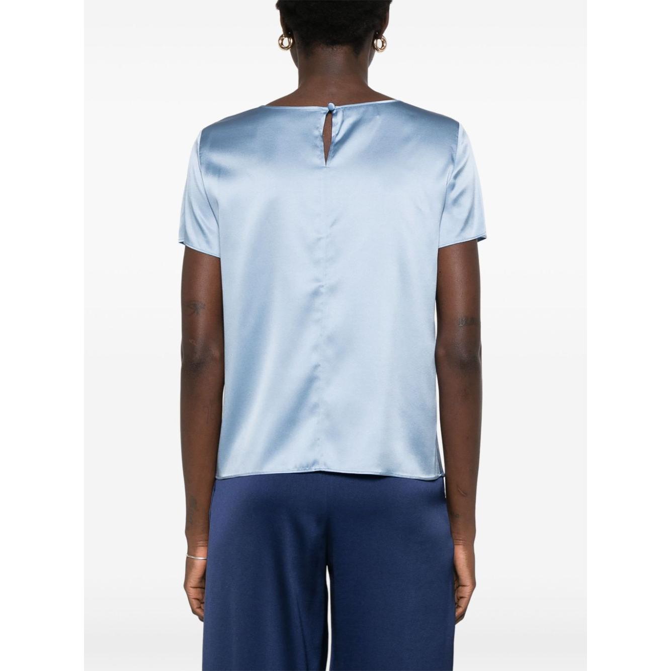 Emporio Armani Top Clear Blue Topwear Emporio Armani