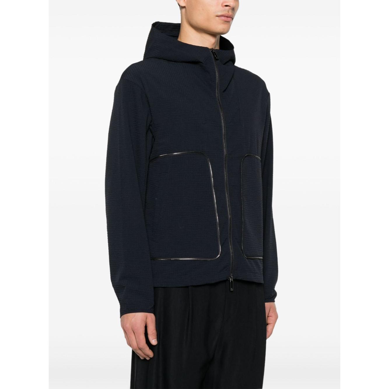 Emporio Armani Coats Blue Jackets Emporio Armani