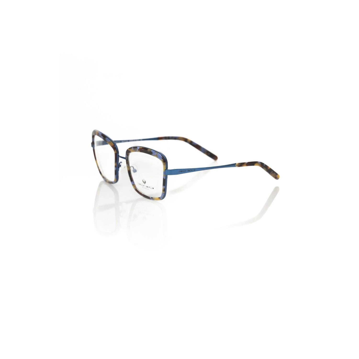 Frankie Morello Blue Metallic Women's Eyeglass Frame