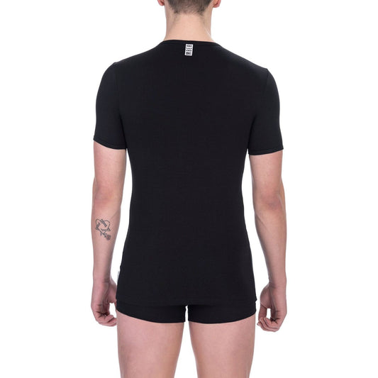 Bikkembergs "Black Cotton Men T-Shirt" Bikkembergs