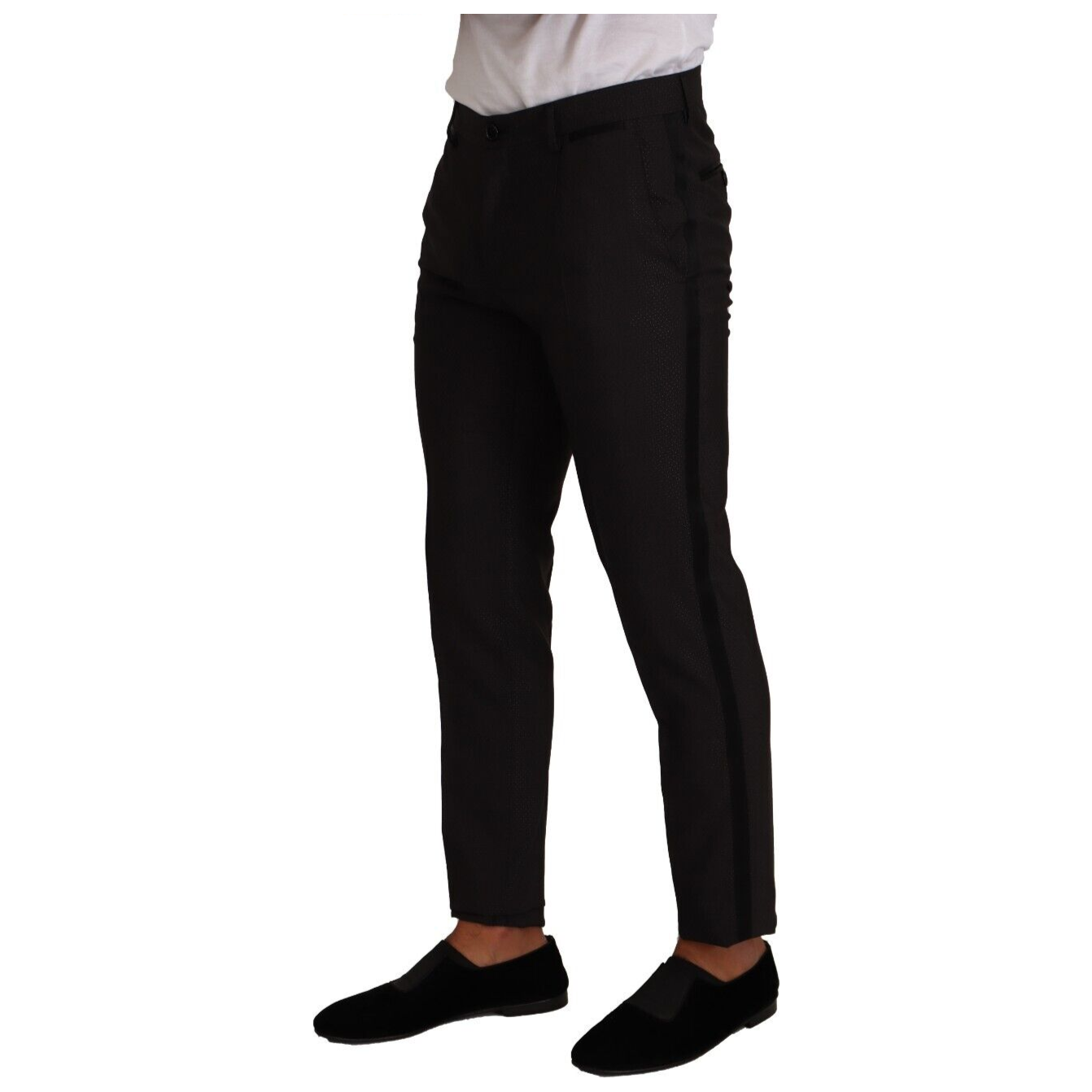 Dolce & Gabbana Elegant Skinny Tuxedo Trousers Dolce & Gabbana