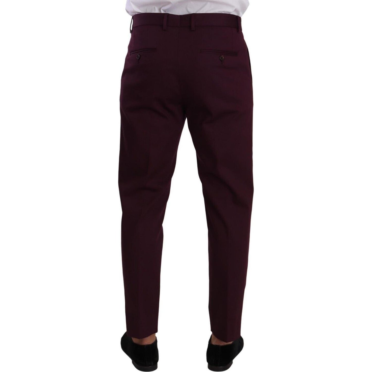 Dolce & Gabbana Elegant Purple Chinos for the Modern Man Dolce & Gabbana