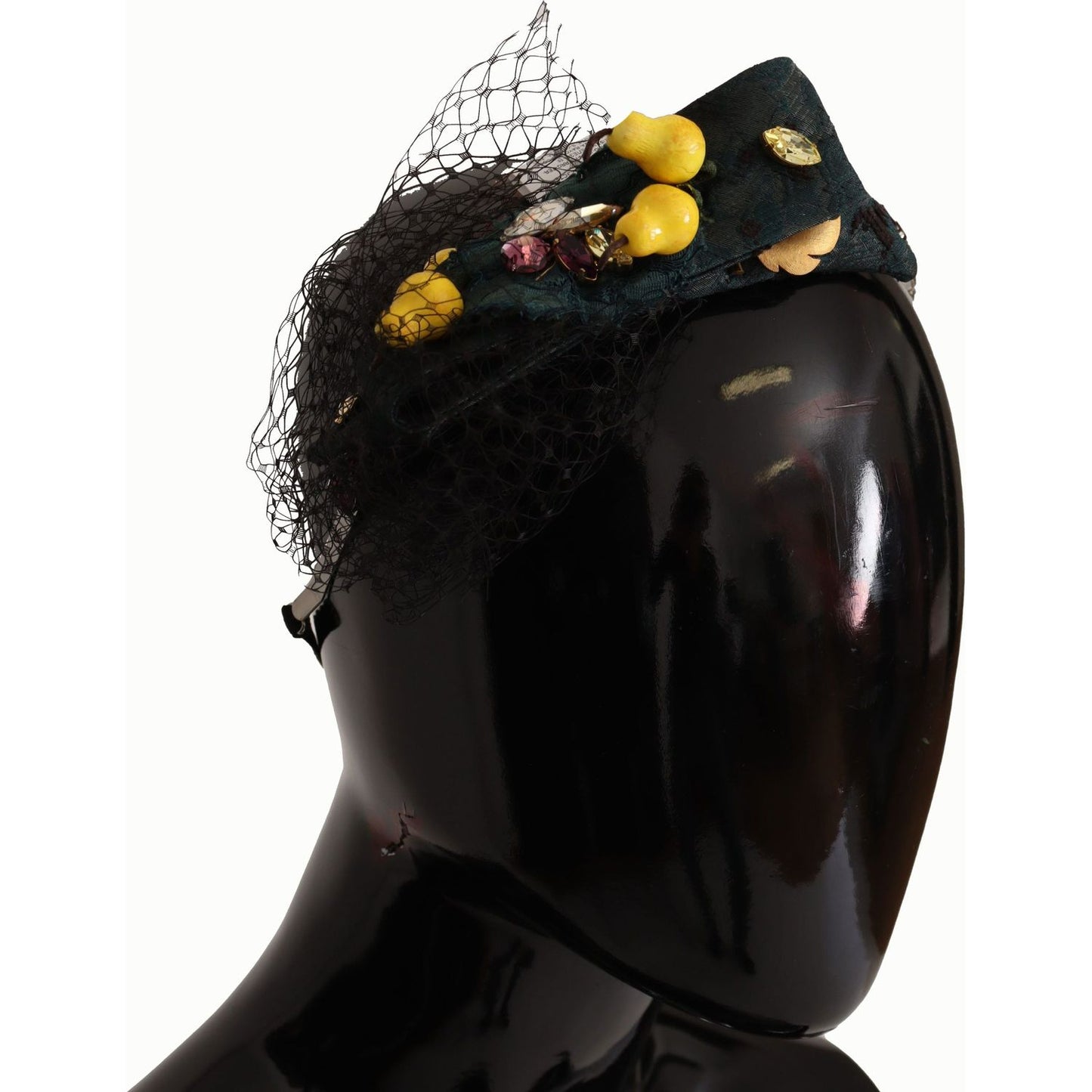 Dolce & Gabbana Purple Crystal Diadem Headband Lemons Sicily Tiara
