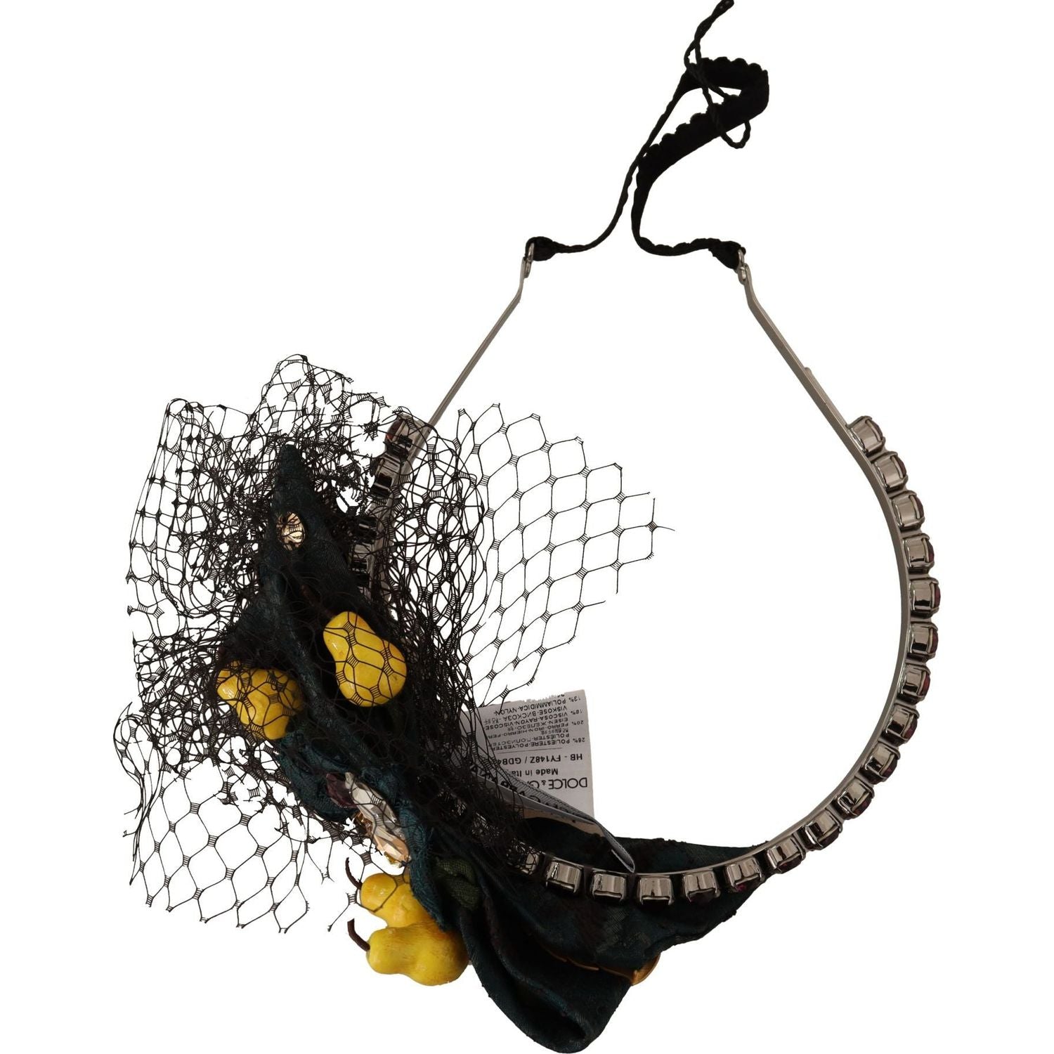 عصابة رأس من الكريستال الليموني الصقلية الساحرة من دولتشي آند غابانا