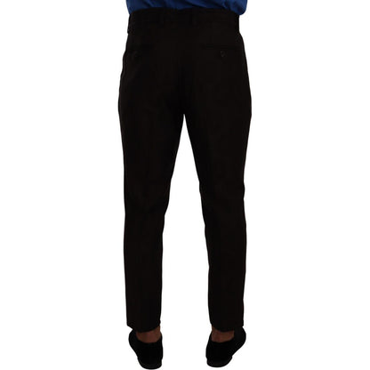 Dolce & Gabbana Bordeaux Wool Men Skinny Trouser Pants