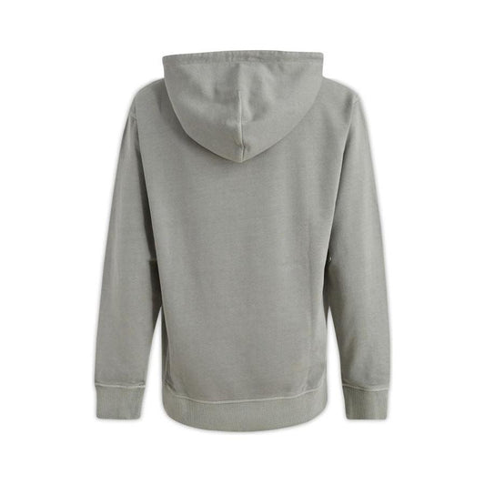 Hugo Boss Elegant Grey Cotton Hooded Sweatshirt Hugo Boss