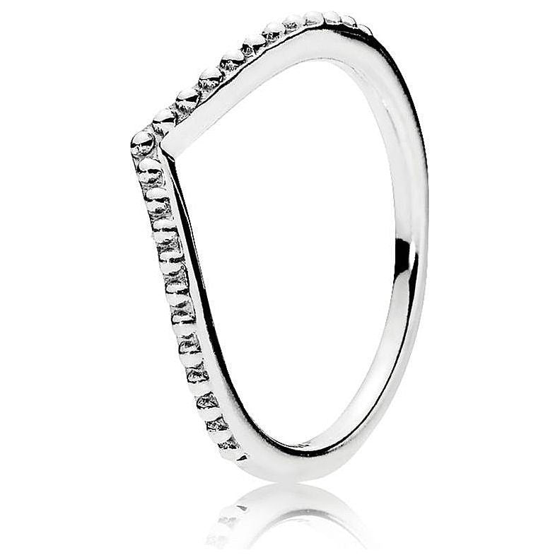 PANDORA JEWELS Mod. WISHBONE SILVER - RING - Size 50 Ring PANDORA