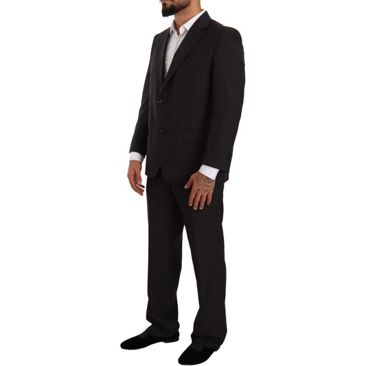 Domenico Tagliente Sleek Grey 2-Piece Mens Suit with Notch Lapels Domenico Tagliente