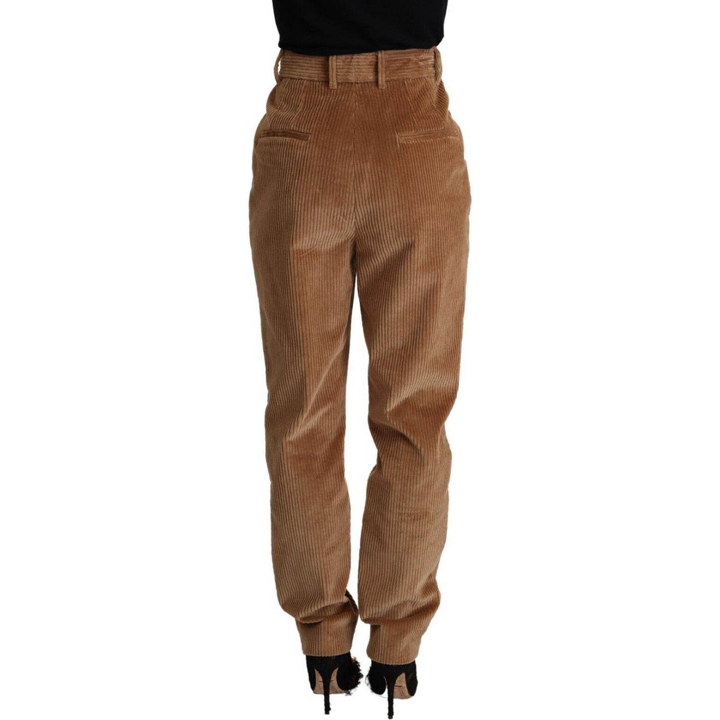 Dolce & Gabbana Chic High-Waisted Corduroy Skinny Pants Dolce & Gabbana