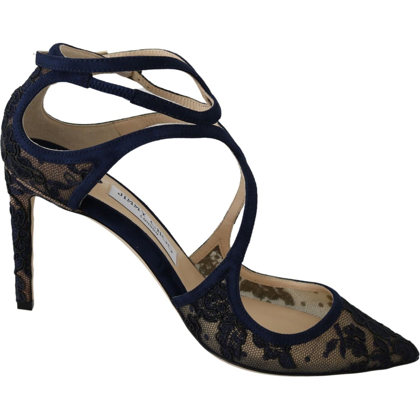 Jimmy Choo Navy Lancer Leather Pumps Elegance Unleashed Jimmy Choo