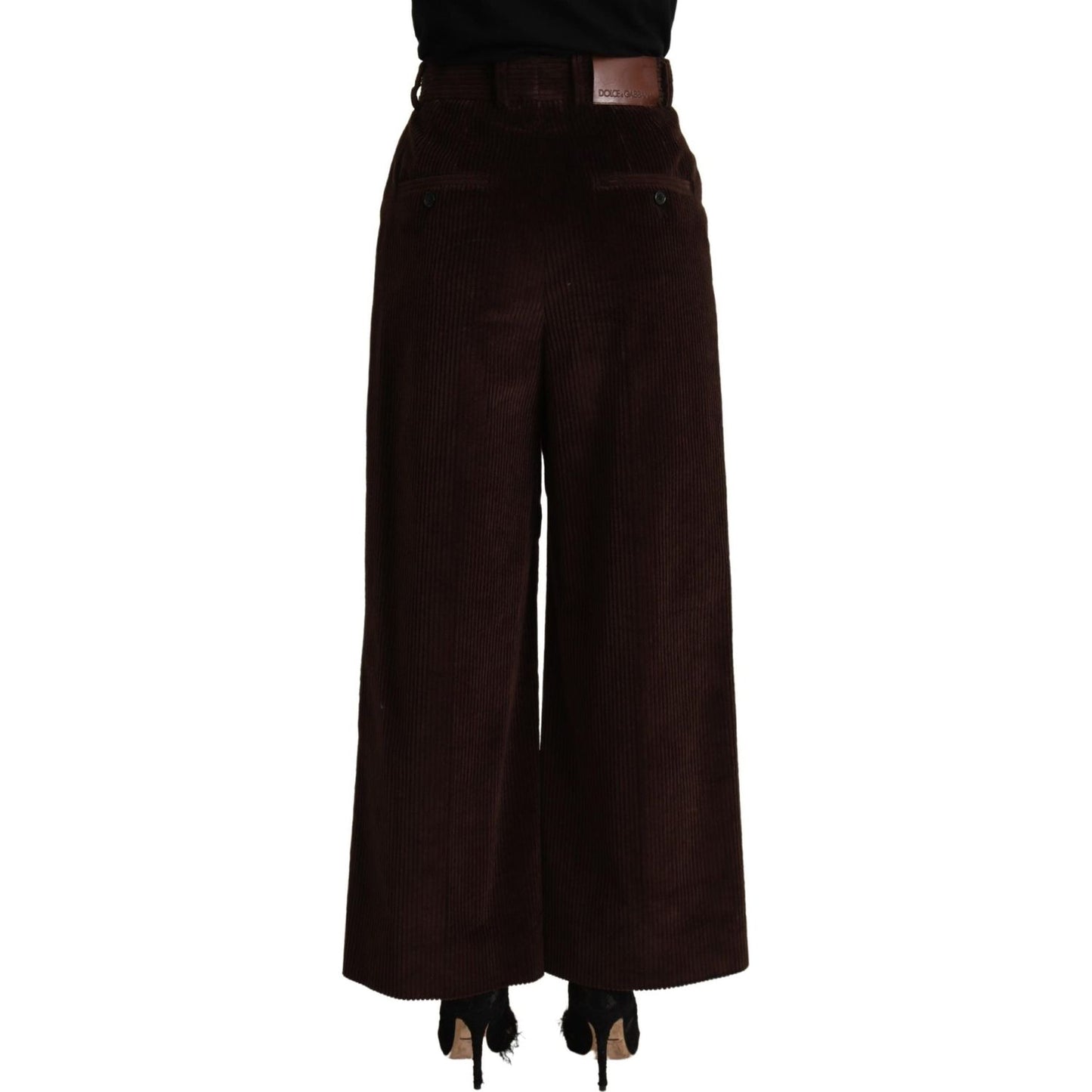 Dolce & Gabbana Elegant High-Waisted Wide Leg Pants Dolce & Gabbana