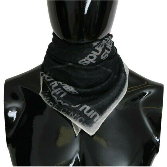 Costume National Monochrome Wool-Blend Scarf Bandana Costume National