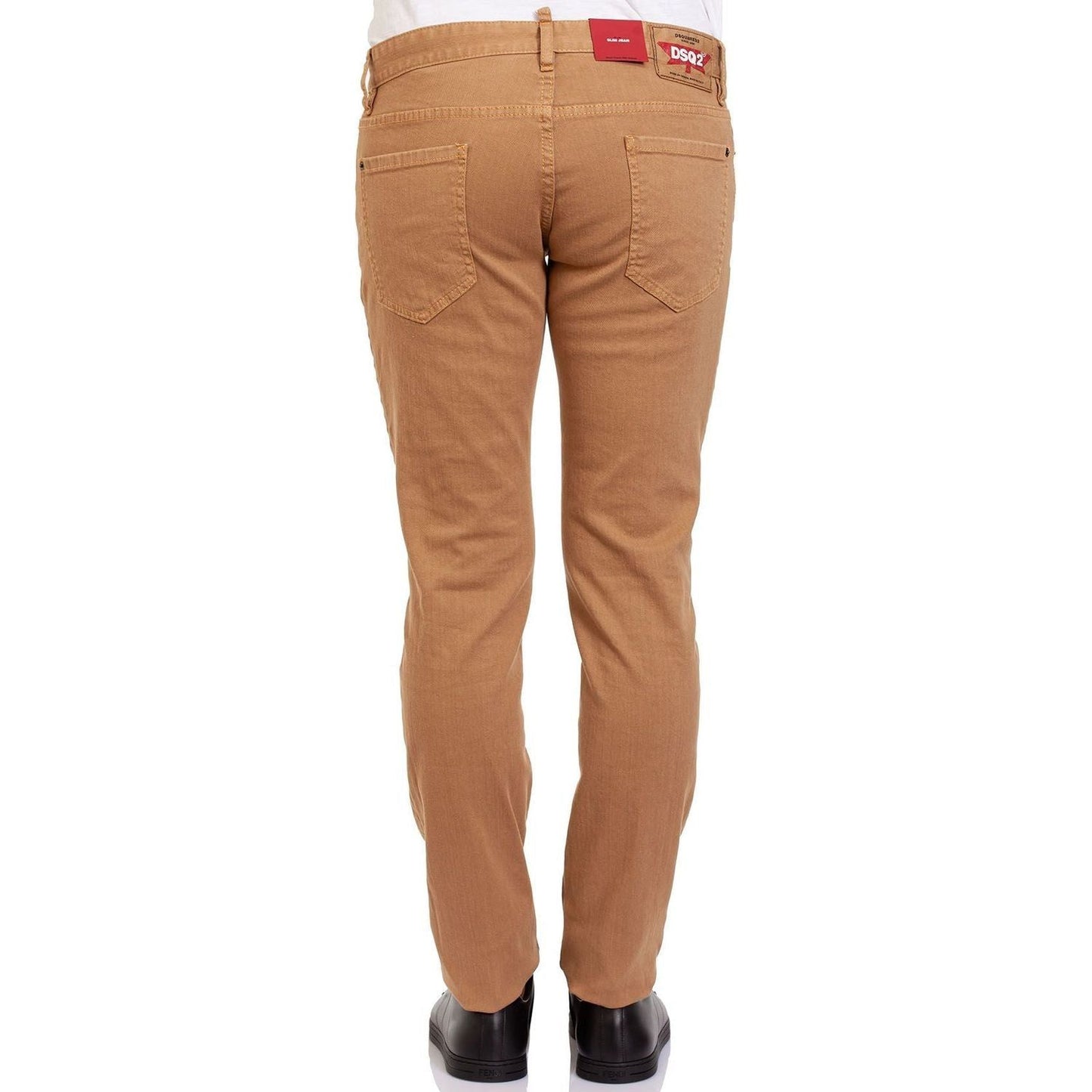 Dsquared² Brown Cotton Men's Jeans Dsquared²