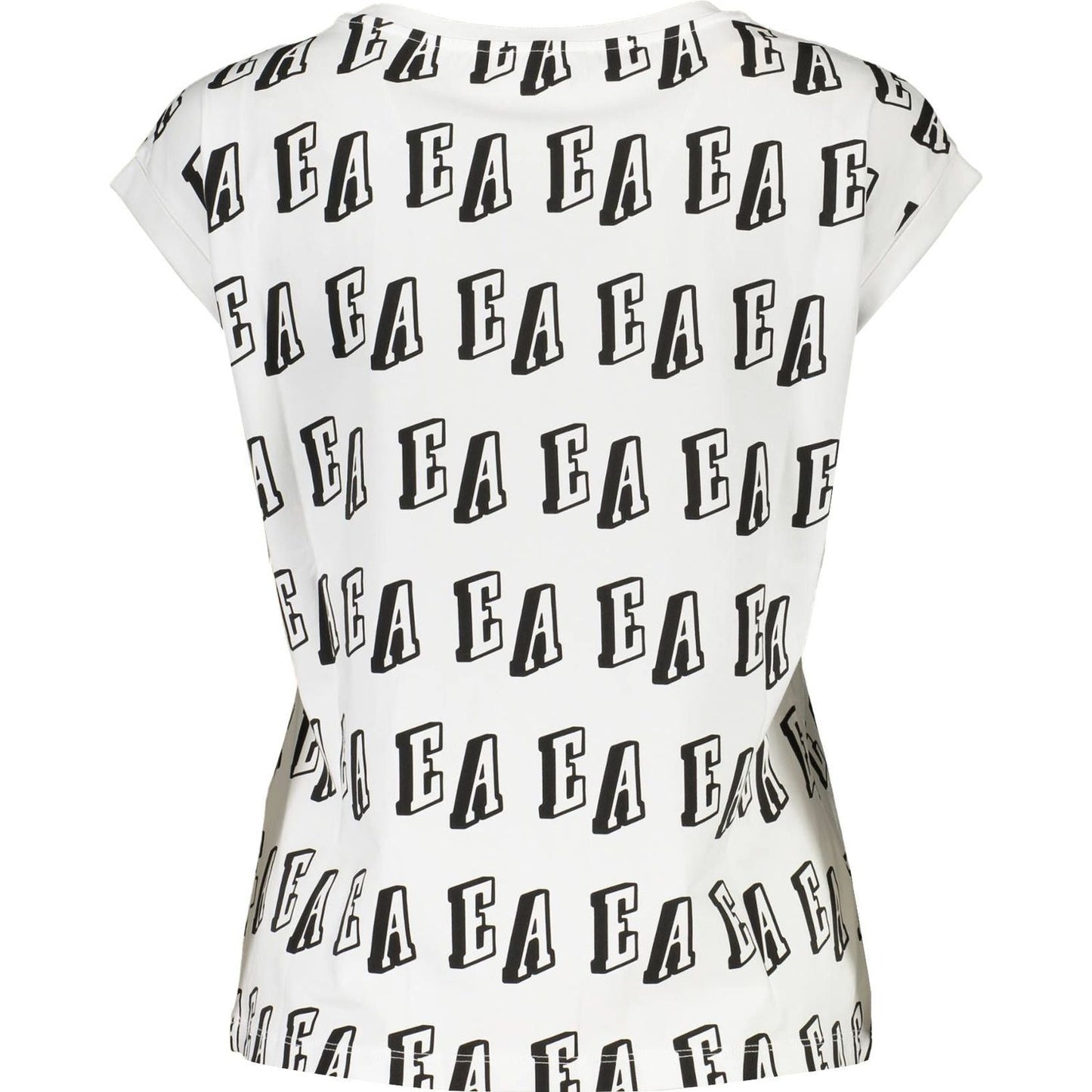 Emporio Armani White Cotton Women Top Emporio Armani