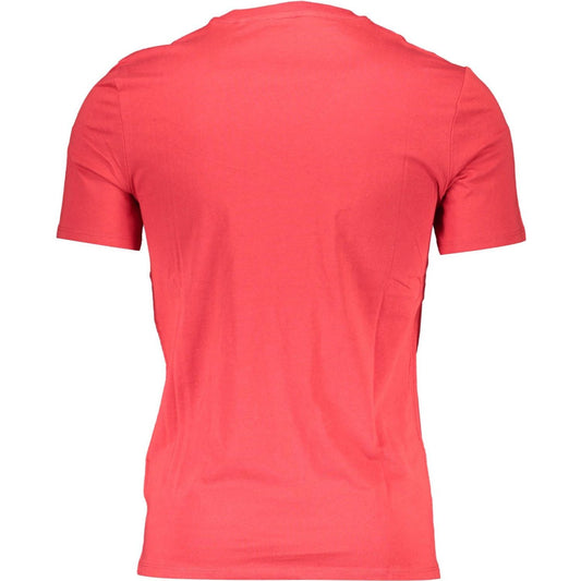 Guess Jeans Red Cotton Men T-Shirt Guess Jeans