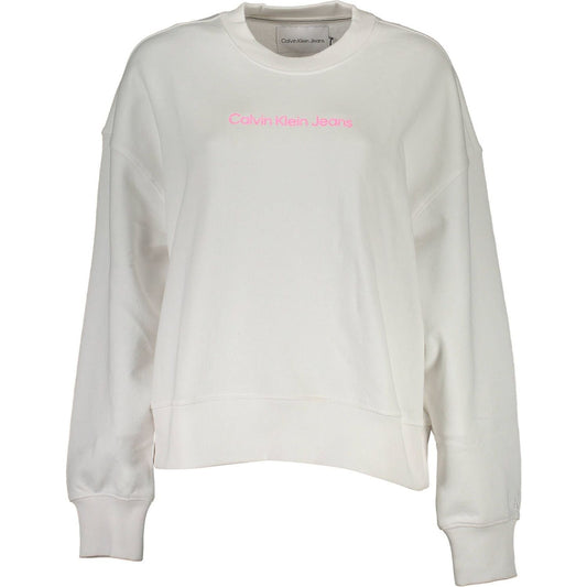 Calvin Klein White Cotton Women Sweater Calvin Klein