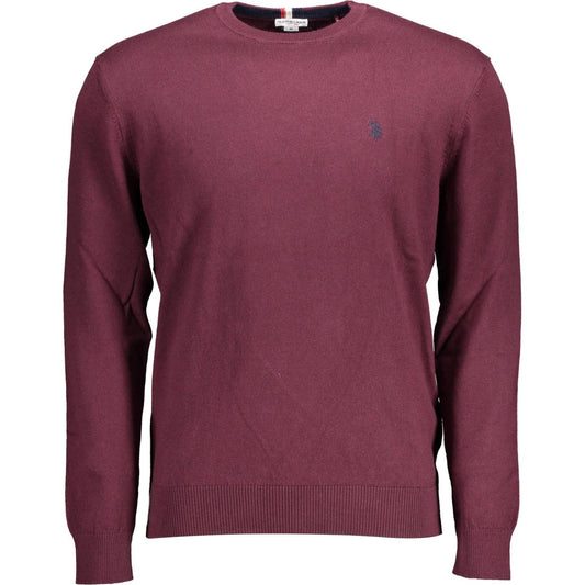 U.S. POLO ASSN. Purple Cotton Men Sweater U.S. POLO ASSN.