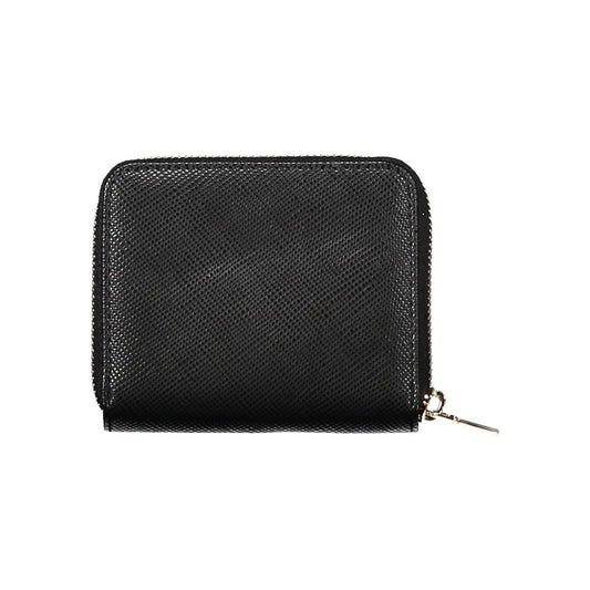 Guess Jeans Black Polyethylene Women Wallet Guess Jeans