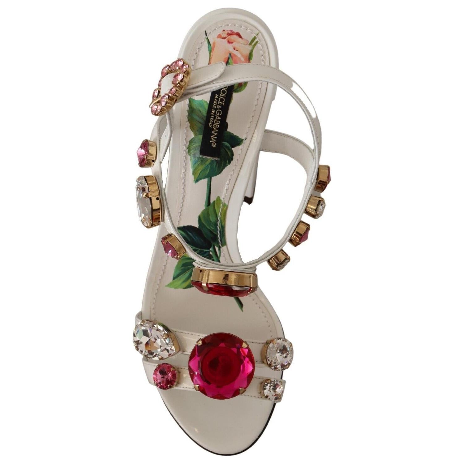 حذاء Dolce &amp; Gabbana Keira ذو الكعب العالي المزين بالكريستال