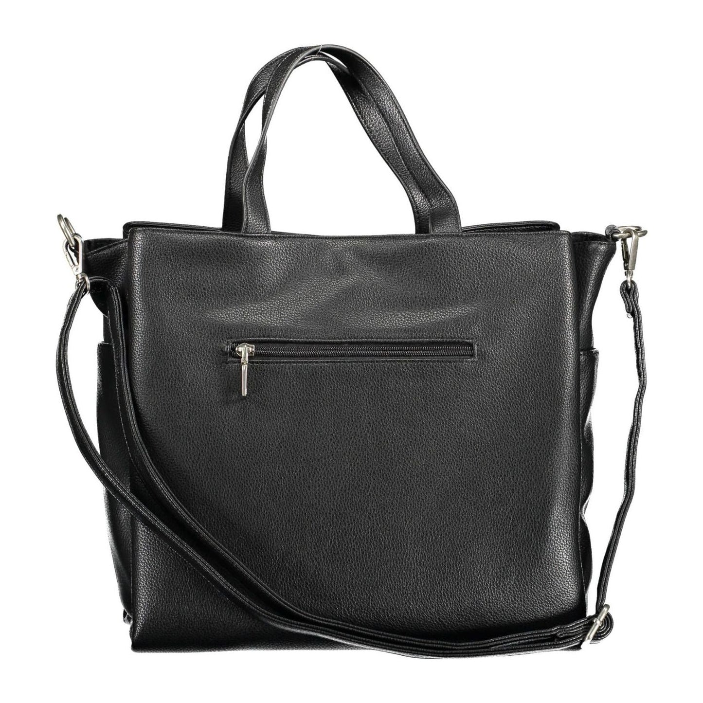 BYBLOS Black Polyethylene Women Handbag BYBLOS