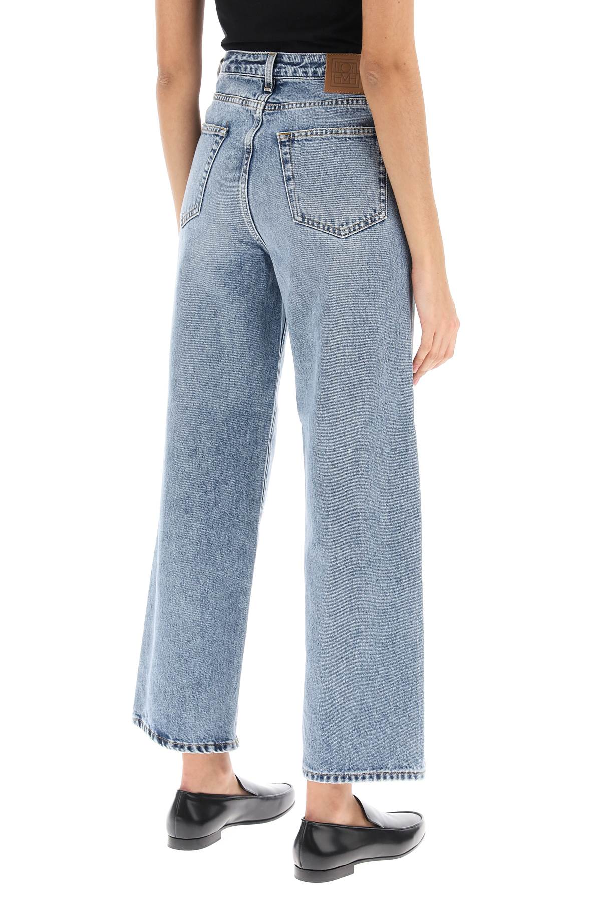 Toteme cropped flare jeans