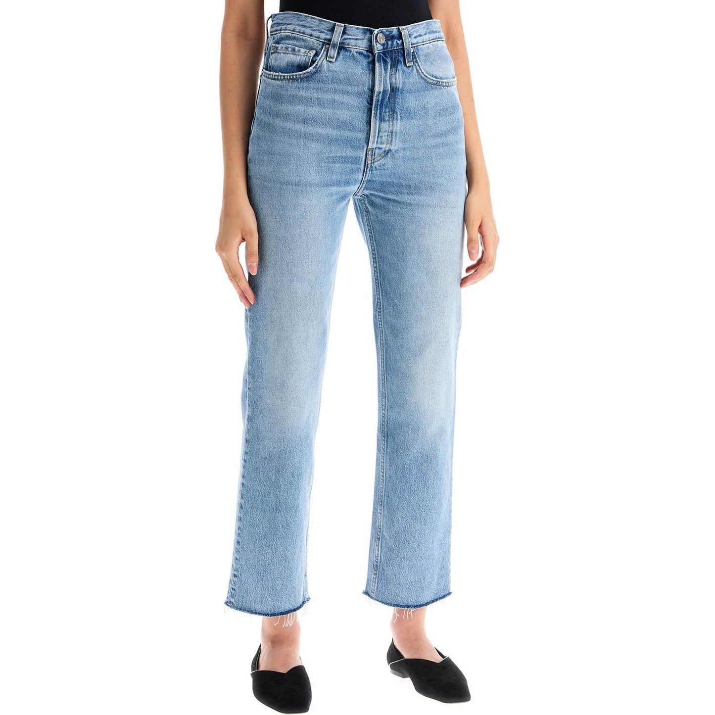 Toteme classic cut cropped jeans