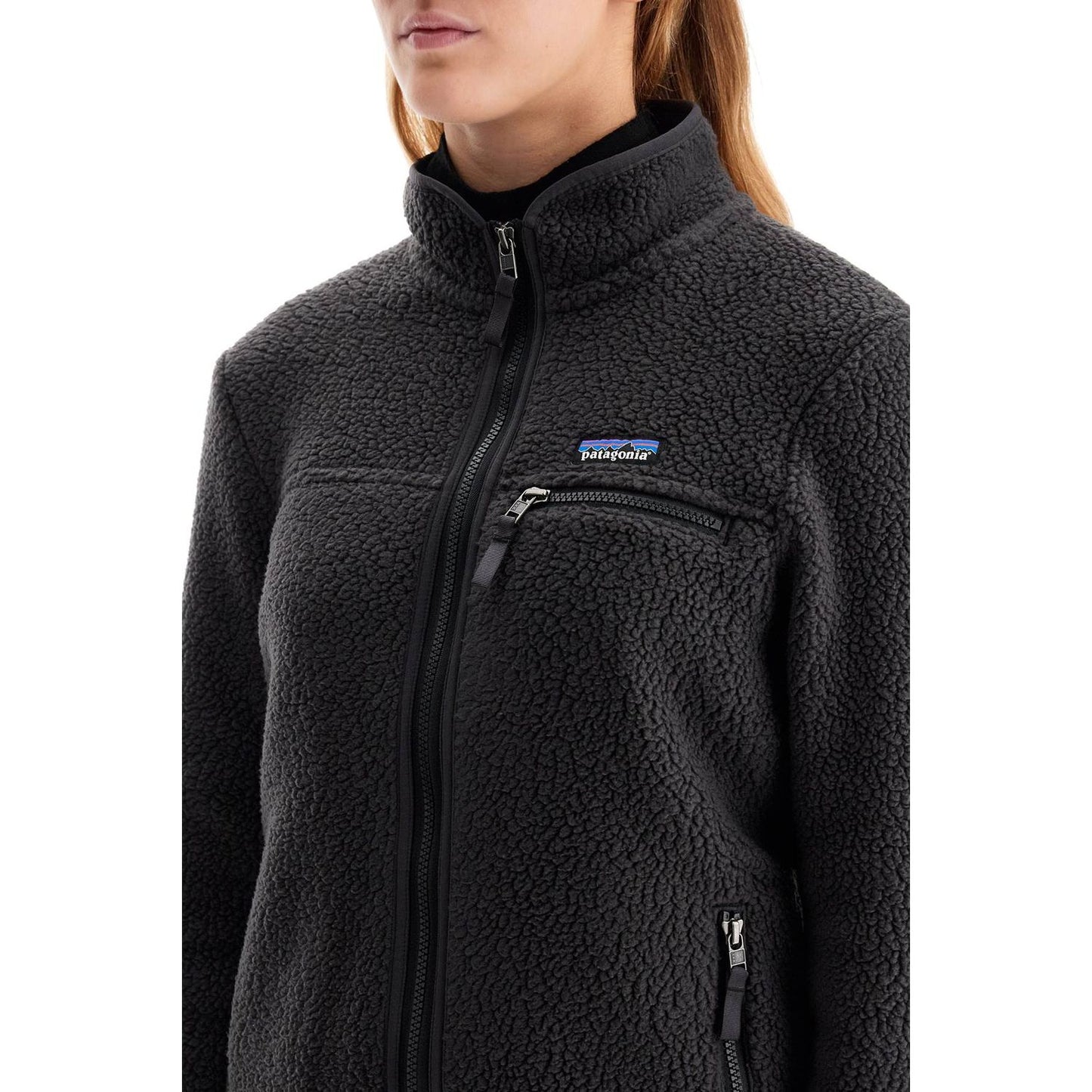 PATAGONIA women's retro pile fleece jacket with Topwear PATAGONIA