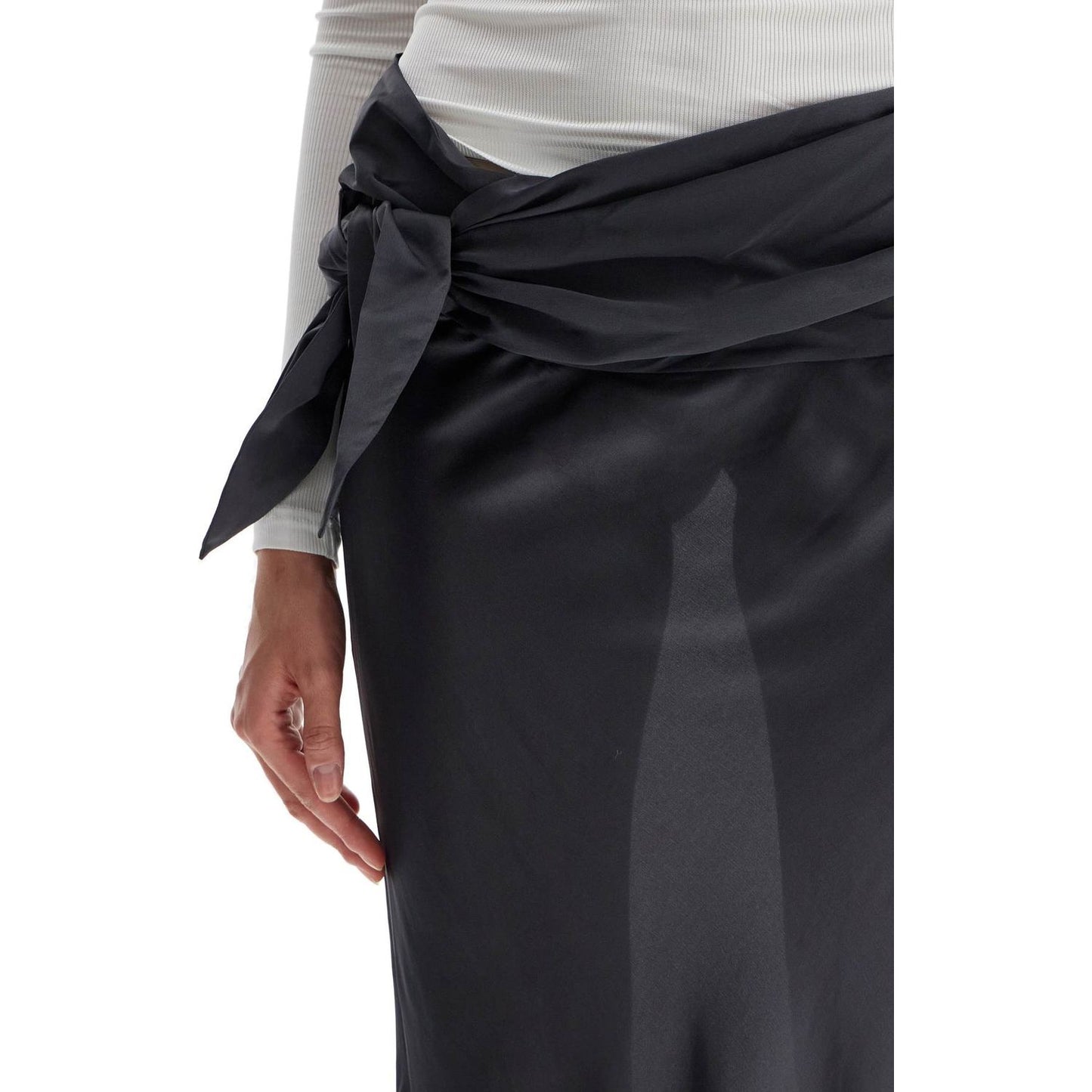 Christopher Esber maxi skirt with knotted detail Skirts Christopher Esber