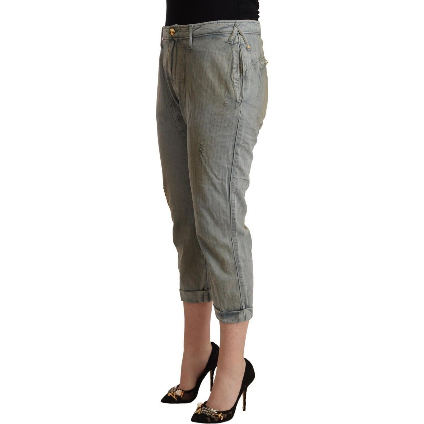 CYCLE Chic Mid Waist Cropped Skinny Pants CYCLE