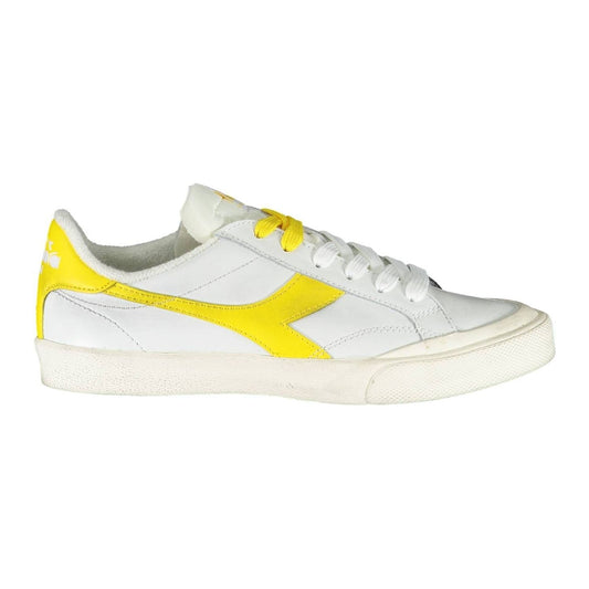 Diadora White Leather Women Sneaker Diadora