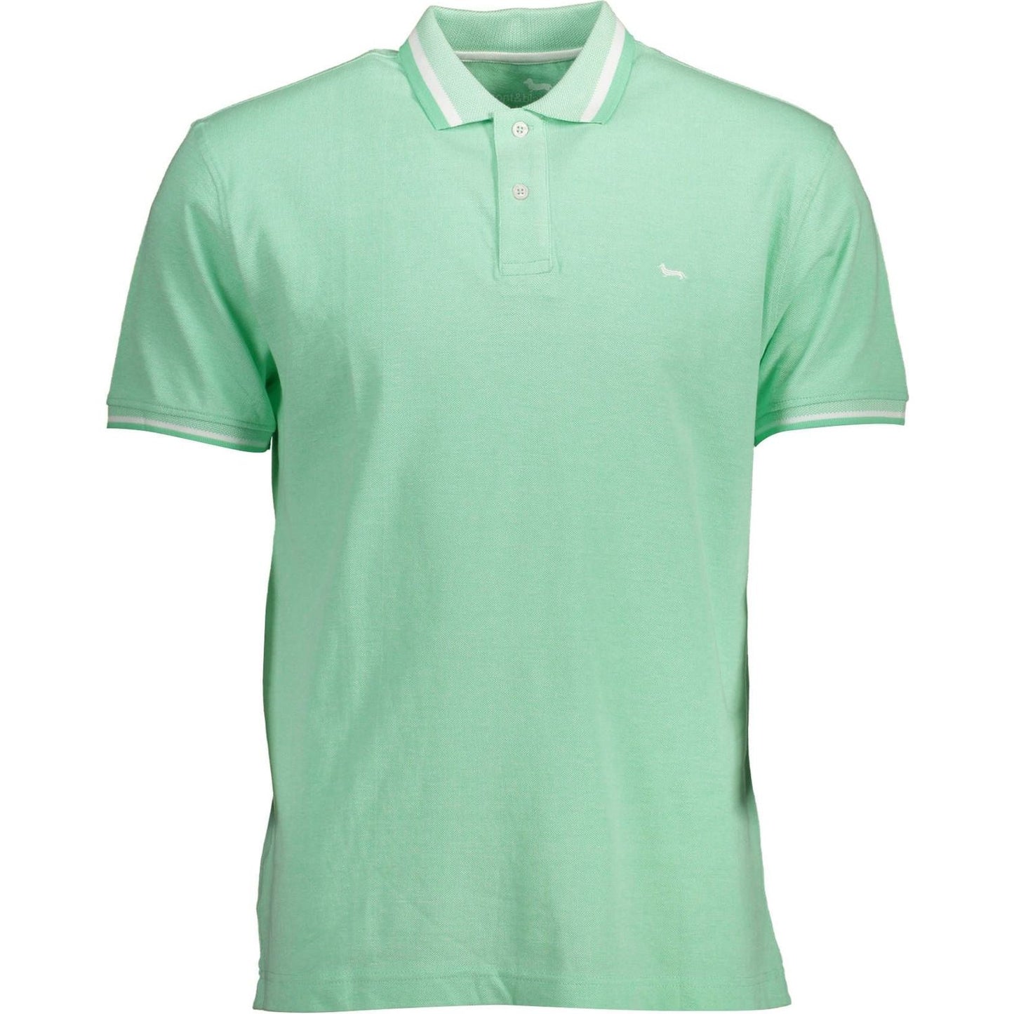 Harmont & Blaine Green Cotton Men Polo Shirt Harmont & Blaine