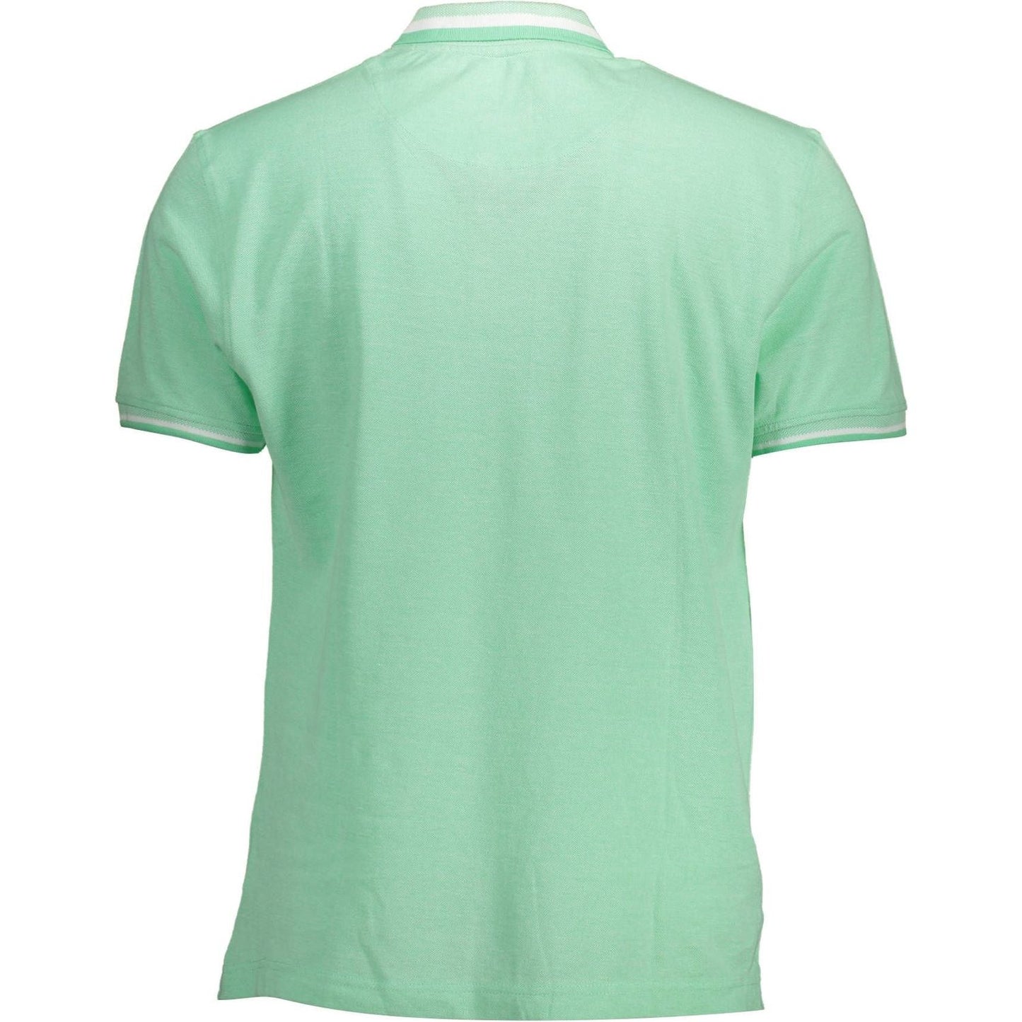 Harmont & Blaine Green Cotton Men Polo Shirt Harmont & Blaine