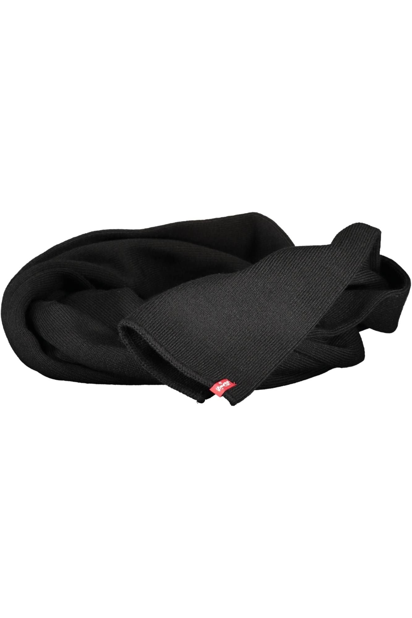 Levi's Black Acrylic Men Scarf Levi's